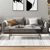 Tavolino da Salotto Grigio Sonoma 100x50x35cm Legno truciolato