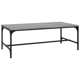 Tavolino da Salotto Grigio Sonoma 80x50x35 cm Legno truciolato