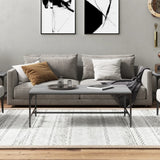 Tavolino da Salotto Grigio Sonoma 80x50x35 cm Legno truciolato