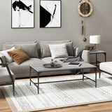 Tavolino da Salotto Grigio Sonoma 80x50x35 cm Legno truciolato