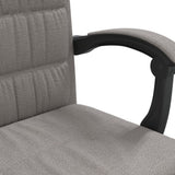 Poltrona da Ufficio Reclinabile Tortora in Tessuto