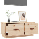 Mobile Porta TV 80x34x35 cm in Legno Massello di Pino