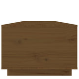 Tavolino da Salotto ambra 100x50x35 cm Legno Massello di Pino