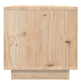 Comodino 40x34x35 cm in Legno Massello di Pino