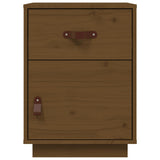 Comodino ambra 40x34x55 cm in Legno Massello di Pino