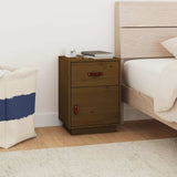 Comodino ambra 40x34x55 cm in Legno Massello di Pino