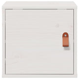 Pensili 2pz Bianchi 31,5x30x30 cm in Legno Massello di Pino