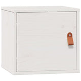Pensili 2pz Bianchi 31,5x30x30 cm in Legno Massello di Pino