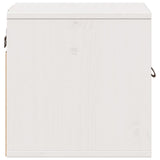 Pensili 2pz Bianchi 31,5x30x30 cm in Legno Massello di Pino