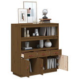 Credenza ambra 100x40x108,5 cm in Legno Massello di Pino