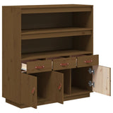Credenza ambra 100x40x108,5 cm in Legno Massello di Pino