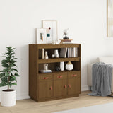 Credenza ambra 100x40x108,5 cm in Legno Massello di Pino