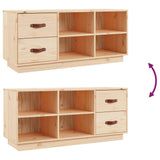 Scarpiera 100x34x45 cm in Legno Massello di Pino