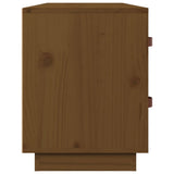 Scarpiera Ambrata 100x34x45 cm in Legno Massello di Pino