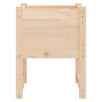 Fioriere 2 pz 40x40x52,5 cm in Legno Massello di Pino
