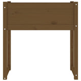 Fioriera Marrone Ambra 78x40x81 cm in Legno Massello di Pino