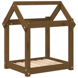 Cuccia per Cani Ambra 61x50x70 cm in Legno Massello di Pino