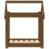 Cuccia per Cani Ambra 61x50x70 cm in Legno Massello di Pino