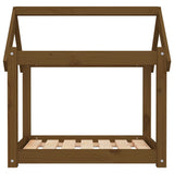Cuccia per Cani Ambra 71x55x70 cm in Legno Massello di Pino