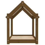 Cuccia per Cani Ambra 71x55x70 cm in Legno Massello di Pino