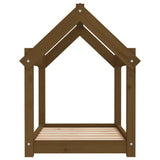 Cuccia per Cani Ambra 71x55x70 cm in Legno Massello di Pino