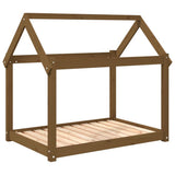 Cuccia per Cani Ambra 101x70x90 cm in Legno Massello di Pino