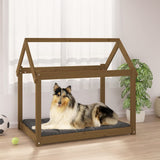 Cuccia per Cani Ambra 101x70x90 cm in Legno Massello di Pino