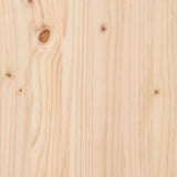 Testiera per Letto 95x4x100 cm in Legno Massello di Pino