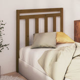 Testiera per Letto Ambra 95x4x100 cm in Legno Massello di Pino