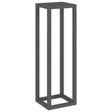 Set Supporti per Piante 3 pz Grigio in Legno Massello di Pino