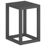 Set Supporti per Piante 3 pz Grigio in Legno Massello di Pino