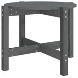 Tavolino da Salotto Grigio  62,5x45 cm Legno Massello di Pino
