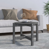 Tavolino da Salotto Grigio  62,5x45 cm Legno Massello di Pino