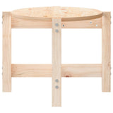 Tavolino da Salotto 87x48x35 cm in Legno Massello di Pino