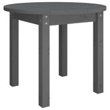Tavolino da Salotto Grigio  55x45 cm in Legno Massello di Pino