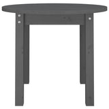 Tavolino da Salotto Grigio  55x45 cm in Legno Massello di Pino