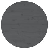 Tavolino da Salotto Grigio  55x45 cm in Legno Massello di Pino