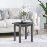 Tavolino da Salotto Grigio  55x45 cm in Legno Massello di Pino