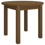 Tavolino da Salotto Ambra  55x45 cm in Legno Massello di Pino