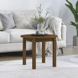 Tavolino da Salotto Ambra  55x45 cm in Legno Massello di Pino