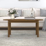 Tavolino da Salotto Ambra 110x55x45 cm Legno Massello di Pino