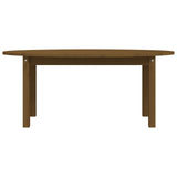 Tavolino da Salotto Ambra 110x55x45 cm Legno Massello di Pino