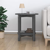 Tavolino da Salotto Grigio  55x60 cm in Legno Massello di Pino