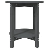 Tavolino da Salotto Grigio  55x60 cm in Legno Massello di Pino