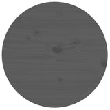 Tavolino da Salotto Grigio  55x60 cm in Legno Massello di Pino