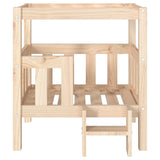 Cuccia per Cani 65,5x50,5x70 cm in Legno Massello di Pino