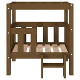 Cuccia per Cani Ambra 65,5x50,5x70 cm in Legno Massello di Pino