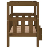 Cuccia per Cani Ambra 65,5x50,5x70 cm in Legno Massello di Pino