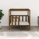 Cuccia per Cani Ambra 105,5x83,5x100 cm Legno Massello di Pino