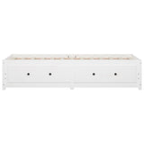 Dormeuse Bianca 90x190 cm Single in Legno Massello di Pino